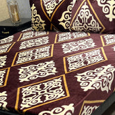 Fleece Bedsheet King Size-3Pcs-Design-624